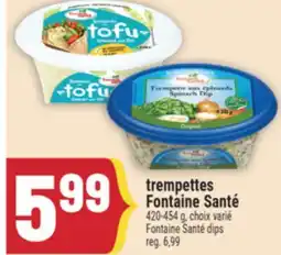 Marché Adonis trempettes Fontaine Santé offer