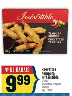 Marché Adonis CREVETTES TEMPURA IRRÉSISTIBLE | IRRÉSISTIBLE TEMPURA SHRIMP offer