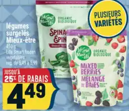 Marché Adonis LÉGUMES SURGELÉS MIEUX-ÊTRE | LIFE SMART FROZEN VEGETABLES offer