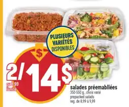 Marché Adonis SALADES PRÉEMABLLÉES | PREPACKED SALADS offer