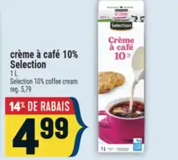 Marché Adonis CRÈME À CAFÉ 10% SELECTION | SELECTION 10% COFFEE CREAM offer