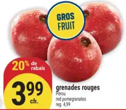 Marché Adonis grenades rouges offer