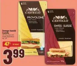 Marché Adonis fromage tranché Castello | Castello sliced cheese offer