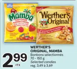 Brunet WERTHER'S ORIGINAL, MAMBA Bonbons sélectionnés offer