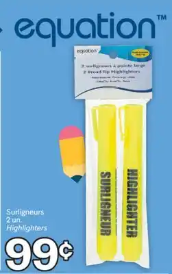 Brunet EQUATION Surligneurs offer