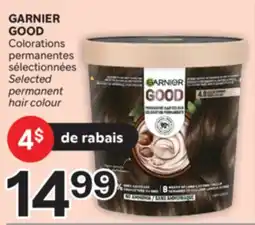 Brunet GARNIER GOOD Colorations permanentes sélectionnées offer