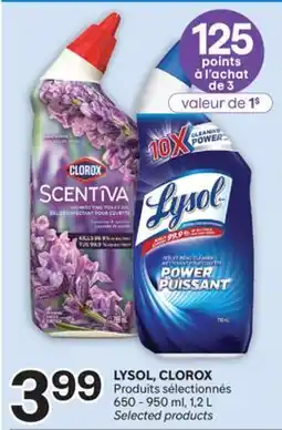 Brunet LYSOL, CLOROX Produits sélectionnés offer