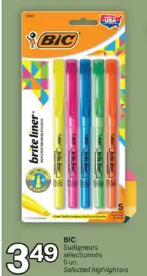 Brunet BIC Surligneurs sélectionnés offer