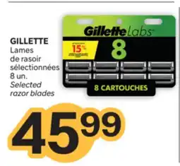 Brunet GILLETTE Lames de rasoir sélectionnées offer