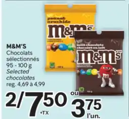 Brunet M&M'S Chocolats sélectionnés offer