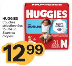 Brunet HUGGIES Couches sélectionnées offer