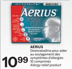 Brunet AERIUS Desloratadine pour aider au soulagement des symptômes d'allergies offer
