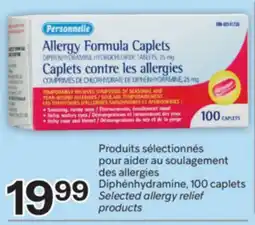 Brunet Personnelle Produits sélectionnés pour aider au soulagement des allergies Diphénhydramine offer