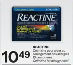 Brunet REACTINE Cétirizine pour aider au soulagement des allergies offer