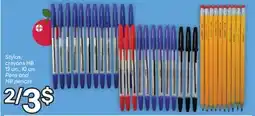 Brunet Stylos, crayons HB offer