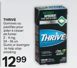 Brunet THRIVE Gommes ou pastilles pour aider à cesser de fumer offer