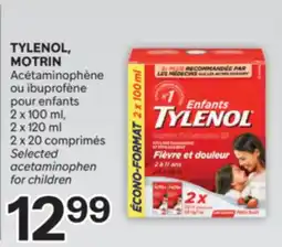 Brunet TYLENOL, MOTRIN Acétaminophène ou ibuprofène pour enfants offer