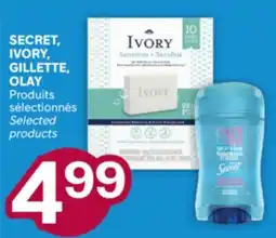 Brunet SECRET, IVORY, GILLETTE, OLAY Produits sélectionnés offer