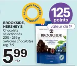 Brunet BROOKSIDE, HERSHEY'S Chocolats sélectionnés offer