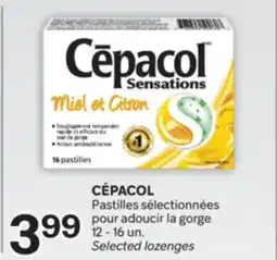 Brunet CÉPACOL Pastilles sélectionnées pour adoucir la gorge offer