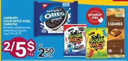Brunet CADBURY SOUR PATCH KIDS, CHRISTIE Produits sélectionnés offer