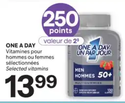 Brunet ONE A DAY Vitamines pour hommes ou femmes sélectionnées offer