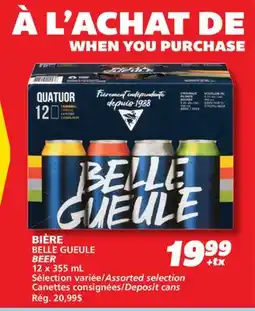 IGA BELLE GUEULE BEER offer