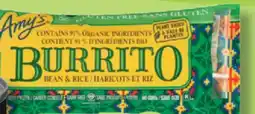 IGA BURRITO FROZEN ORGANIC MEAL offer