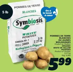 IGA ORGANIC WHITE OR YELLOW POTATOES offer