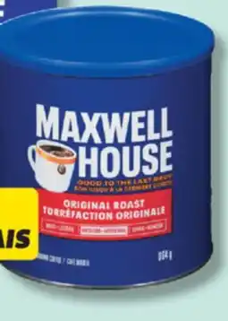 IGA MAXWELL HOUSE (631 à 900 g) COFFEE offer