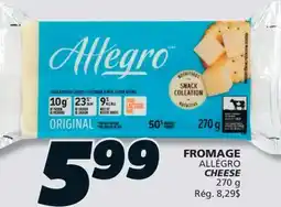 IGA ALLÉGRO CHEESE offer