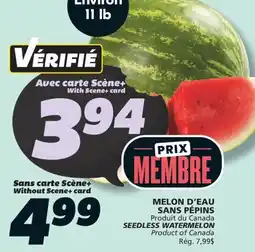 IGA SEEDLESS WATERMELON offer