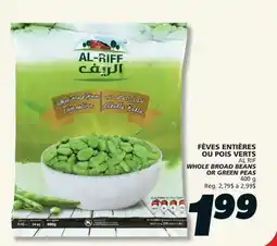 IGA AL RIF WHOLE BROAD BEANS OR GREEN PEAS offer