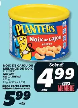 IGA PLANTERS NUT MIX OR CASHEWS offer