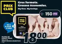 IGA PRIX CLUB FRESH CHICKEN DRUMSTICKS offer