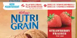 IGA KELLOGG'S NUTRI-GRAIN TARTS offer
