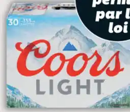 IGA COORS LIGHT BEER offer
