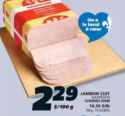 IGA GASPÉSIEN COOKED HAM offer