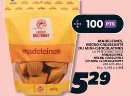 IGA LA PETITE BRETONNE MADELEINES, MICRO CRESCENTS OR MINI CHOCOLATINES offer
