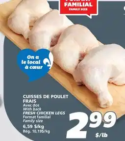 IGA FRESH CHICKEN LEGS offer