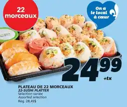IGA 22-SUSHI PLATTER offer