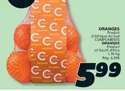 IGA COMPLIMENTS ORANGES offer