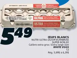 IGA NUTRI ULTRA WHITE EGGS offer