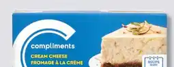 IGA COMPLIMENTS CREAM CHEESE offer