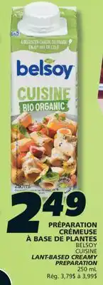 IGA BELSOY CUISINE LANT-BASED CREAMY PREPARATION offer