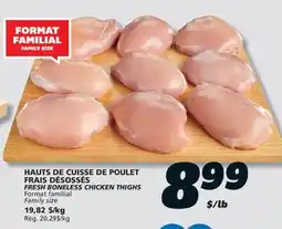 IGA FRESH BONELESS CHICKEN THIGHS offer