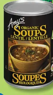 IGA AMY'S BURRITO (156 ou 170 g) ORGANIC SOUP offer