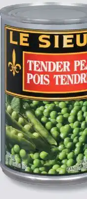 IGA LE SIEUR TENDER PEAS offer