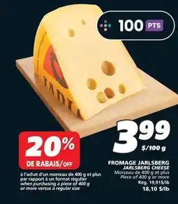 IGA JARLSBERG CHEESE offer