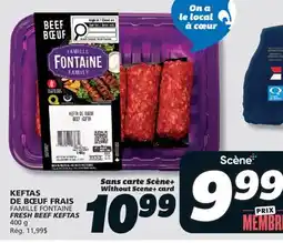 IGA FAMILLE FONTAINE FRESH BEEF KEFTAS offer